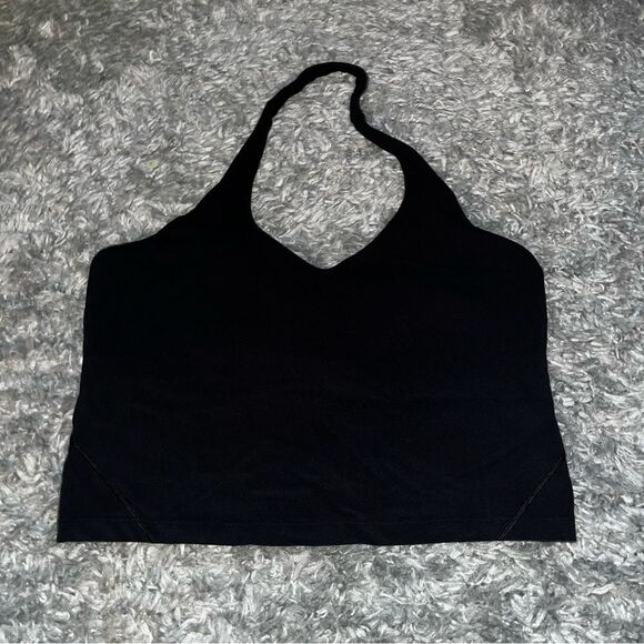 Lululemon black align halter tank size 14 - Picture 3 of 6